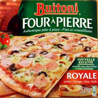 Four à Pierre - Royale (Jambon, fromages, olives, basilic)