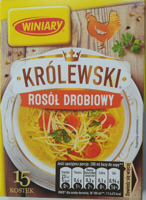Rosół drobiowy królewski