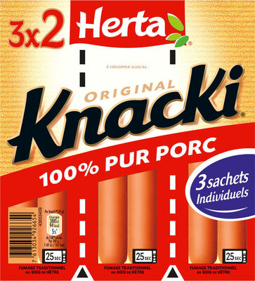KNACKI Original saucisses pur porc