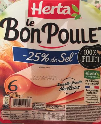 Le Bon Poulet -25% de Sel