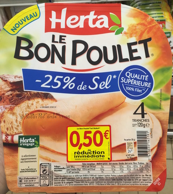 Le Bon Poulet -25% de Sel