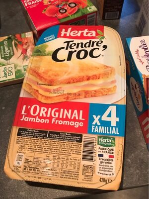 Tendre Croc' L'Original Jambon Fromage Format Familial