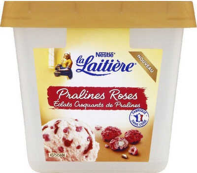 Crème Glacée Pralines Roses éclats croquants de pralines