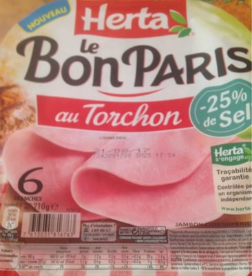 Le bon Paris au torchon -25% de sel