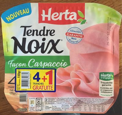 Tendre noix façon carpaccio