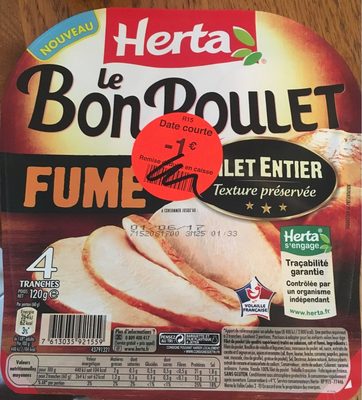 Jambon Le Bon Poulet fumé