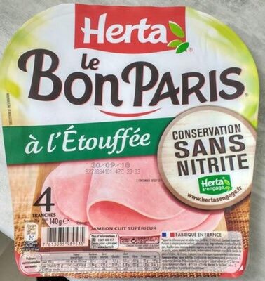 Le Bon Paris à l'Étouffée Sans Nitrite 4 Tranches