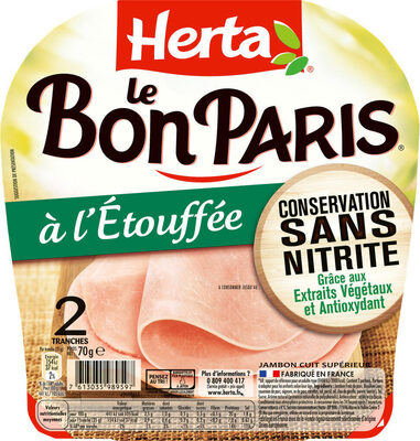 LE BON PARIS à l'étouffée sans nitrite
