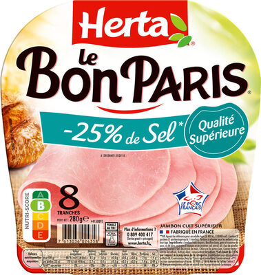 Le Bon Paris Jambon -25% de Sel