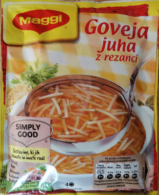 Goveja juha z rezanci