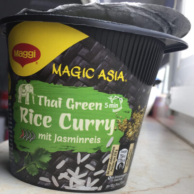 Magic Asia Thai Green Rice Curry mit Jasminreis