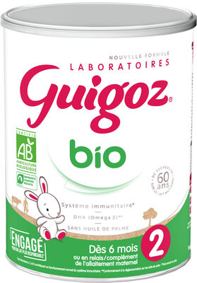 GUIGOZ 2 BIO 800g 2ème âge dès 6 mois
