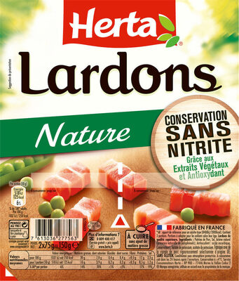 HERTA Lardons nature cons.sans nitrite