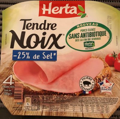 Tendre noix -25% de sel
