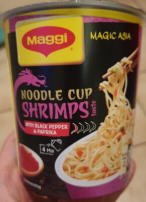 Noodle cup shrimps