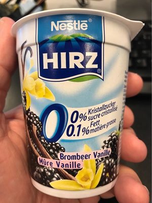 Hirz Jogurt, Brombeer Vanille 0.1% Fett, Brombeer ...