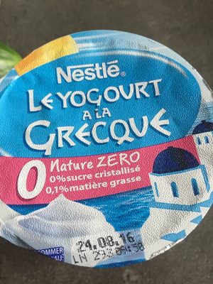 LE YOGOURT A LA GRECQUE Nature ZERO