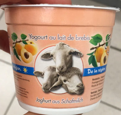 Yogourt au lait de brebis abricot