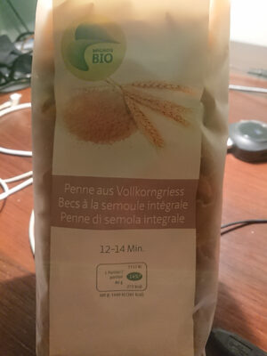 Penne aus Vollkorngriess