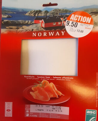 Norway Rauchlachs herzhaft geräuchert