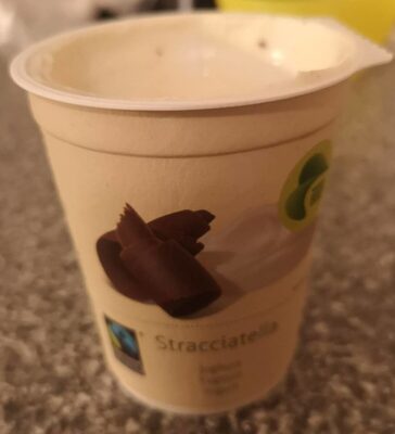 Stracciatella Yogourt au lait entier sucré avec chocolat