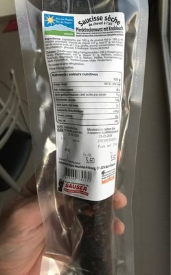 Saucisse seche
