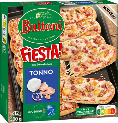 BUITONI FIESTA pizza surgelée Tonno 500g
