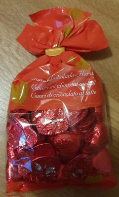 Cœurs au chocolat au lait