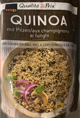 Quinoa aux champignons