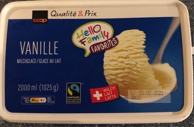 Glace au lait vanille