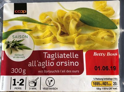 Tagliatelles à l'ail des ours