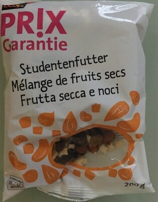 Mélange de fruits secs