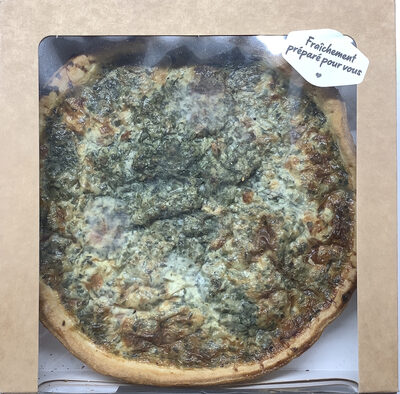 Tarte aux épinards et au lard