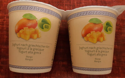 Yogourt à la grecque, Mangue