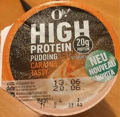 High Protein pudding Caramel tasty