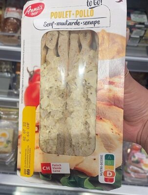 sandwich poulet moutard