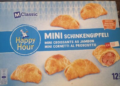 Mini croissants au jambon