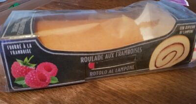 Roulade aux framboises