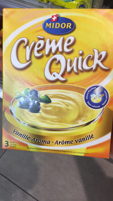 Crème quick arôme vanille