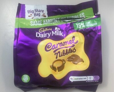 Dairy milk caramel nibbles