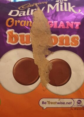 Chocolate Orange Buttons