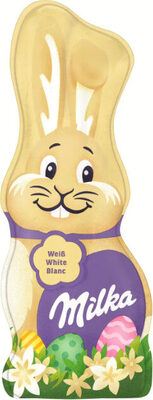 Lapin en chocolat blanc