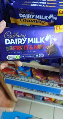 Dairy Milk Chopped fruit and nut