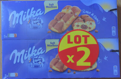Milka lot 2x175g cake and choc