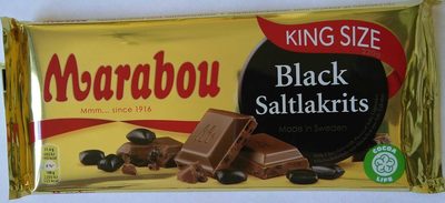 Marabou Black Saltlakrits