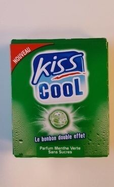Confiserie Kiss Cool Menthe Verte Sans Sucres