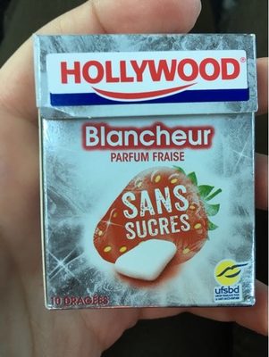 Chewing Gum Blancheur Parfum Fraise (sans sucre ajoutee)
