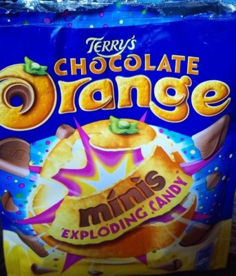 Terry's chocolate orange chocolate popping