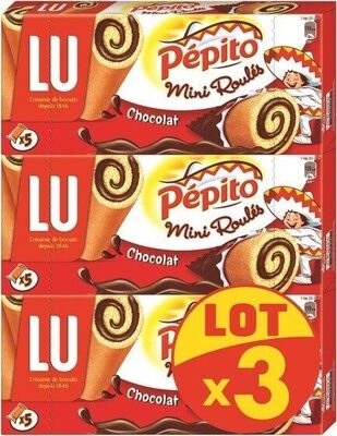 Mini roulés au chocolat