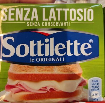 Sottilette senza lattosio
